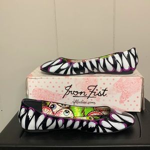NWB Iron Fist Flats Size 7